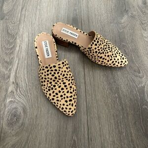 Steve Madden Cairo Mule - Cheetah Print Calf-Hair